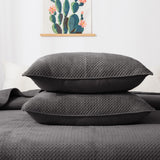 Kasentex Lightweight Velvet Bedspread Set Queen/King - Soft All Season Bedspread Coverlet