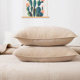 Kasentex Lightweight Plush Velvet Quilt Set Queen/King - Soft All Season Bedspread Coverlet