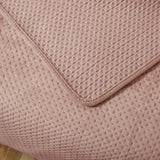Kasentex Lightweight Plush Velvet Quilt Set Queen/King - Soft All Season Bedspread Coverlet