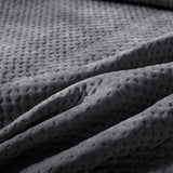 Kasentex Lightweight Velvet Bedspread Set Queen/King - Soft All Season Bedspread Coverlet