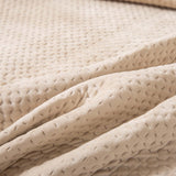 Kasentex Lightweight Plush Velvet Quilt Set Queen/King - Soft All Season Bedspread Coverlet