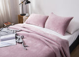 Kasentex Lightweight Velvet Bedspread Set Queen/King - Soft All Season Bedspread Coverlet