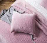 Kasentex Lightweight Velvet Bedspread Set Queen/King - Soft All Season Bedspread Coverlet