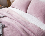 Kasentex Lightweight Velvet Bedspread Set Queen/King - Soft All Season Bedspread Coverlet