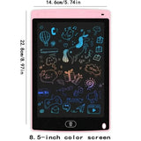 Digital LCD Writing Tablet with Stylus Pen – Reusable Wipeable Dry-Erase Doodle & Drawing Board