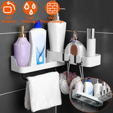 180° Rotatable Bathroom Corner Caddy Shelf