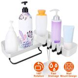 180° Rotatable Bathroom Corner Caddy Shelf