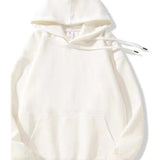 Loose-fitting Versatile Drawstring Casual Hooded Sweatshirt For Fall And Winter