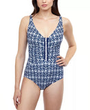 Profile by Gottex Ruched Tummy-Control One-Piece Swimsuit, Size 10