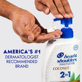 Head & Shoulders 2 in 1 Dandruff Shampoo and Conditioner; Coconut; 28.2 oz