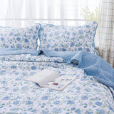 Kasentex Reversible Lightweight Cotton Floral Bedding Set Twin/Queen/King - Comfortable Home Bedding