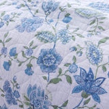 Kasentex Reversible Lightweight Cotton Floral Bedding Set Twin/Queen/King - Comfortable Home Bedding