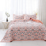Kasentex Reversible Lightweight Cotton Floral Bedding Set Twin/Queen/King - Comfortable Home Bedding