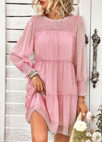 Swiss Dot Tiered Dress