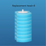 Disposable No Dead Angle Toilet Cleaning Brush