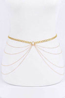 Layered Iconic Chain Belt