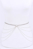 Layered Iconic Chain Belt