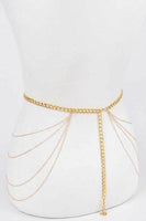 Layered Iconic Chain Belt