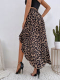 High low ruffle skirt