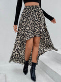 High low ruffle skirt