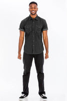 Weiv Outline Stitch Short Sleeve Shirt