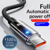 240W Fast-charging Data Cable For Smartphones And Car Use