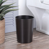 Bronze Metal Bathroom Wastebasket, Mainstays 2.2 gal
