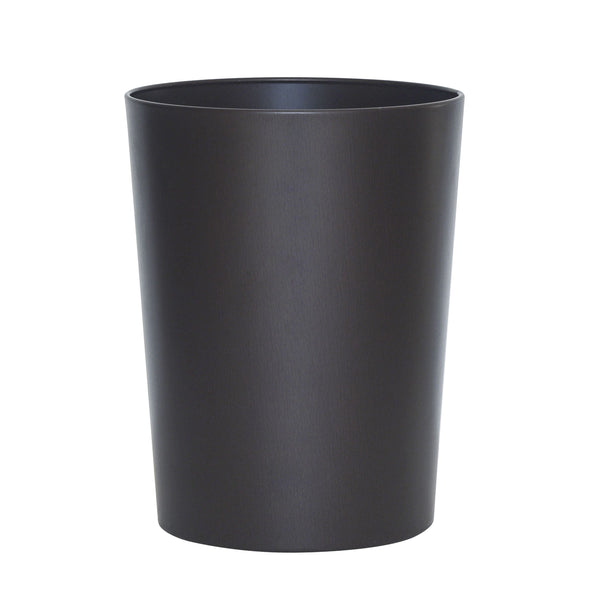 Bronze Metal Bathroom Wastebasket, Mainstays 2.2 gal