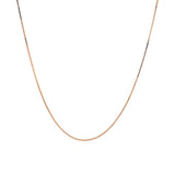 18k Rose Gold Classic Box Chain (0.60 mm)