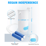 KEKOY 10 in 1 Hip Kit, Hip Replacement Kit After Surgery with 36 inch Reacher Grabber, Sock Aid, Leg Lifter, Shoe Horn, Body Scrubber, Back Scratcher, 2Pcs Pants Helper, Button Hook and Pill Case