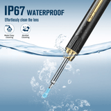 KEKOY Ear Camera and Wax Remover, Ear Wax Removal Tool, Upgraded Ear Cleaner with 1296P Camera, Smart Visual Earwax Remove Kits with 7 Pcs Ear Set for Daily Ear Pick, 6 LED Lights, Sky Blue