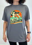 Funny Retro Woman Unisex Bamboo/Cotton Graphic T-Shirt