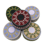 Baby Embroidered High-End Flat-Crown Round-Edge Ethnic-Style Saudi Cap
