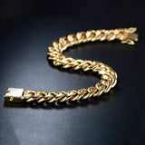 18K Gold Plated Cuban Chain Bracelet