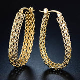 18K Gold Plated Hoop Earrings