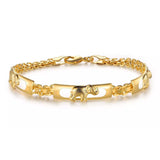 18K Gold Plated Lucky Elephant Parade Bracelet