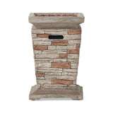 Alora 19" Outdoor 40K BTU Natural Stone Fire Column (SAK36771)