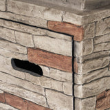 Alora 19" Outdoor 40K BTU Natural Stone Fire Column (SAK36771)