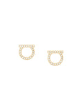 Ferragamo Women Gancini Crystals Earrings - L