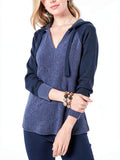 Style & Co Women's Mixed-Knit Hoodie Sweater, Size XS