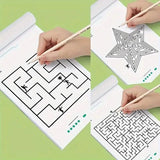 192 Patterns Concentration Maze Training Book