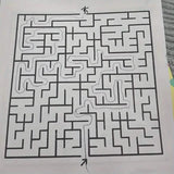 192 Patterns Concentration Maze Training Book