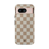 NEUTRAL CHECKERBOARD | Tough Phone Case