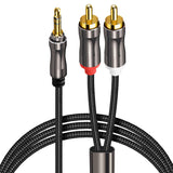 One-to-two 3.5mm To Dual RCA Audio Cable