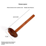 Japanese-style Household Tableware Wooden Soup Spoon