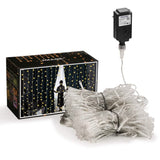 19.6 x 6.6 FT. 448 LED Warm White Waterproof String Fairy Curtain Lights