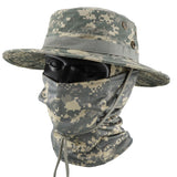 Multi-functional Outdoor Sun Protection Breathable Round-brim Fishing Hat