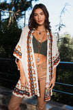 Kachina Patterned Knitted Cardigan Style Ruana