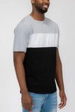 COLOR BLOCK SHORT SLEEVE TSHIRT