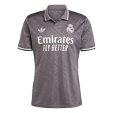 adidas Mens Real Madrid 24/25 Third Jersey Charcoal